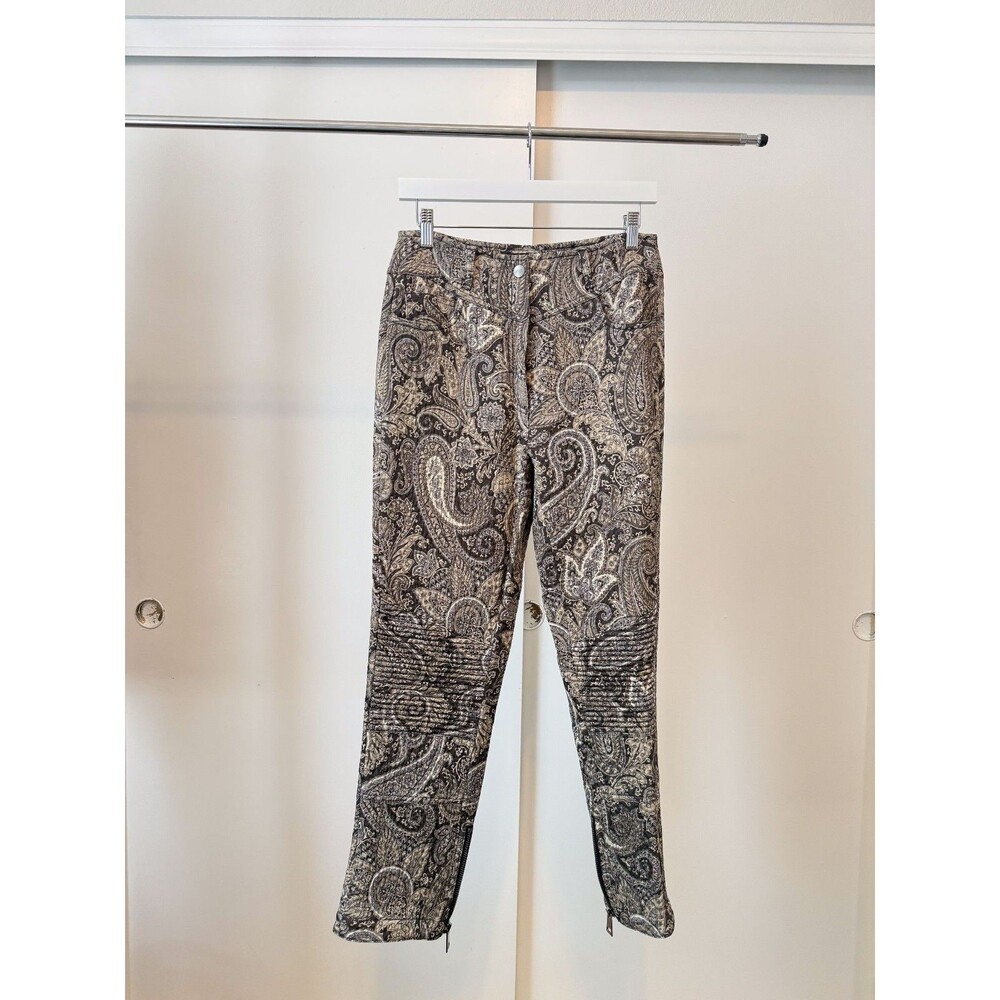 Etro Paisley  Biker High Waisted Pant